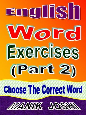 cover image of English Word Exercises (Part 2)